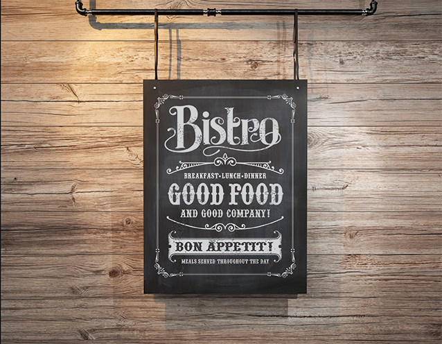 credence decorative bistro