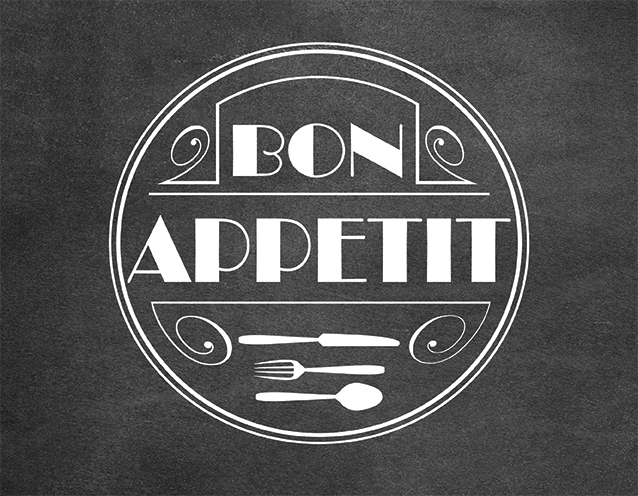 credence decorative bon appetit